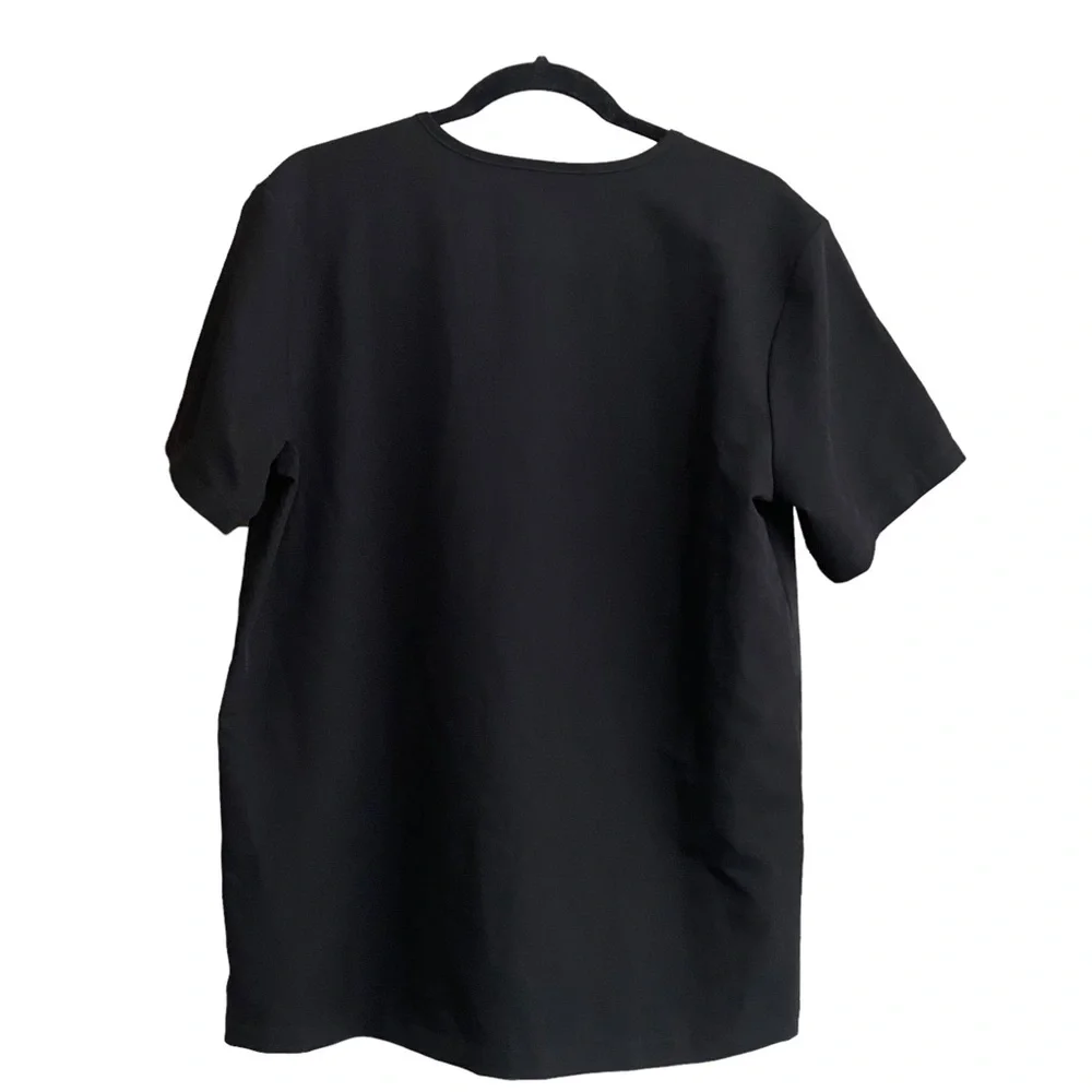 FIGS SCRUBS TOP MENS BLACK NWT MEDIUM - Picture 2 of 7